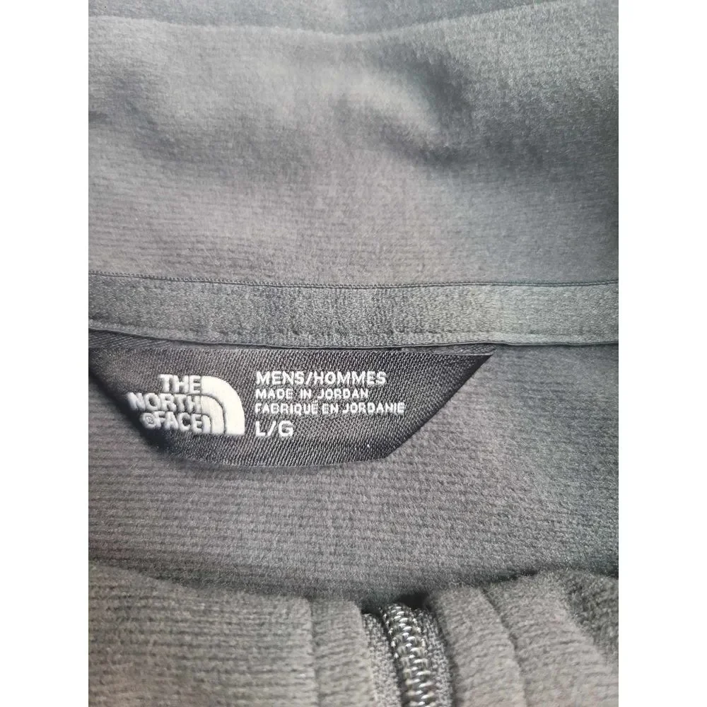 3446 The North Face 1/4 Zip Men's Black‎ Large Pullover